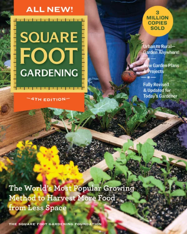 ALL-NEW Square Foot Gardening book, 2024 edition book cover